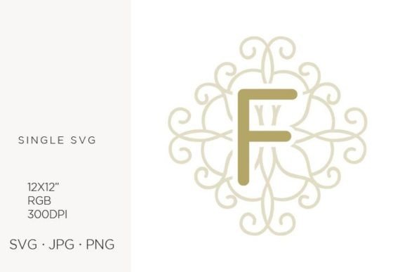 Evaluating the Letter F Swirl Ornamental Monogram for Professional Design