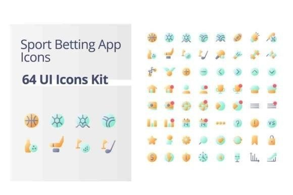 Sport Betting Online Icons Kit Guide