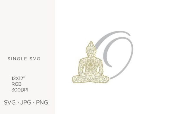 Strategic Branding with the Golden Buddha Monogram Letter O