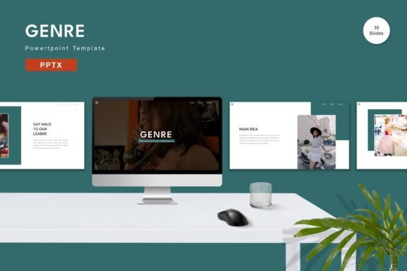 Strategic Communication with Genre PowerPoint Template: A Guide for Professionals