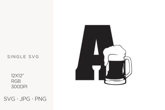 Strategic Visual Identity: Leveraging the Big Glass of Beer, Letter a for Brand Clarity
