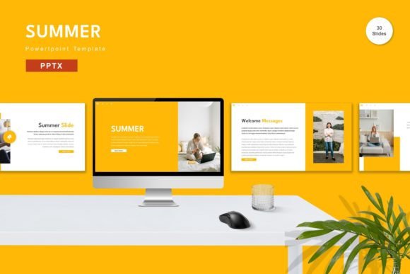 Summer PowerPoint Template: Versatile Slides
