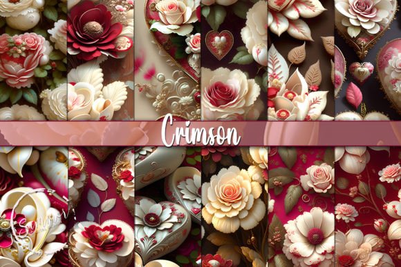 Valentine Crimson Roses Seamless Patterns: A Guide to Romantic Digital Design